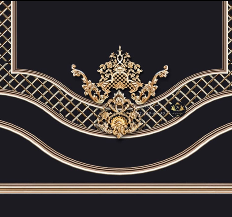 حصیری کار شده در داخل این قاب