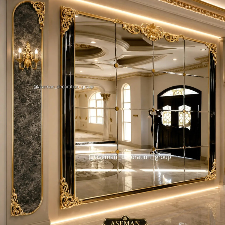 قاب گچبری پیش ساخته آماده طرح GH3
