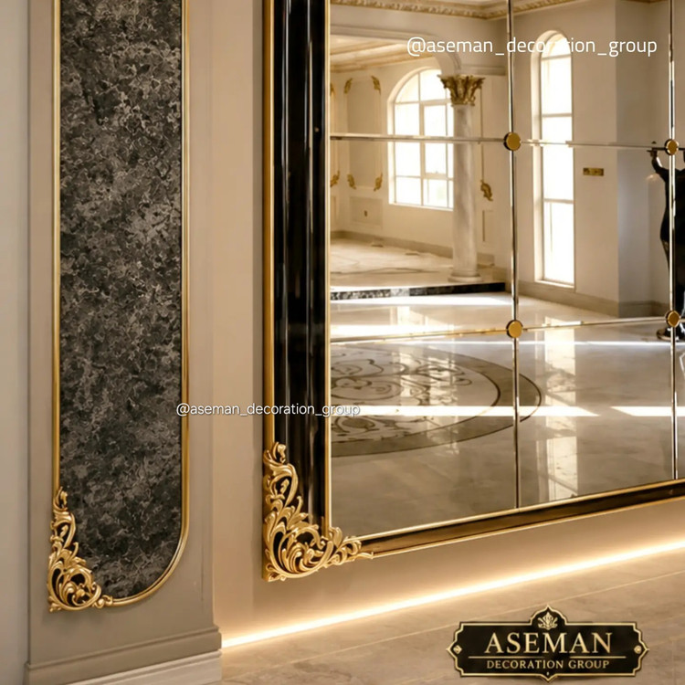 قاب گچبری پیش ساخته آماده طرح GH3